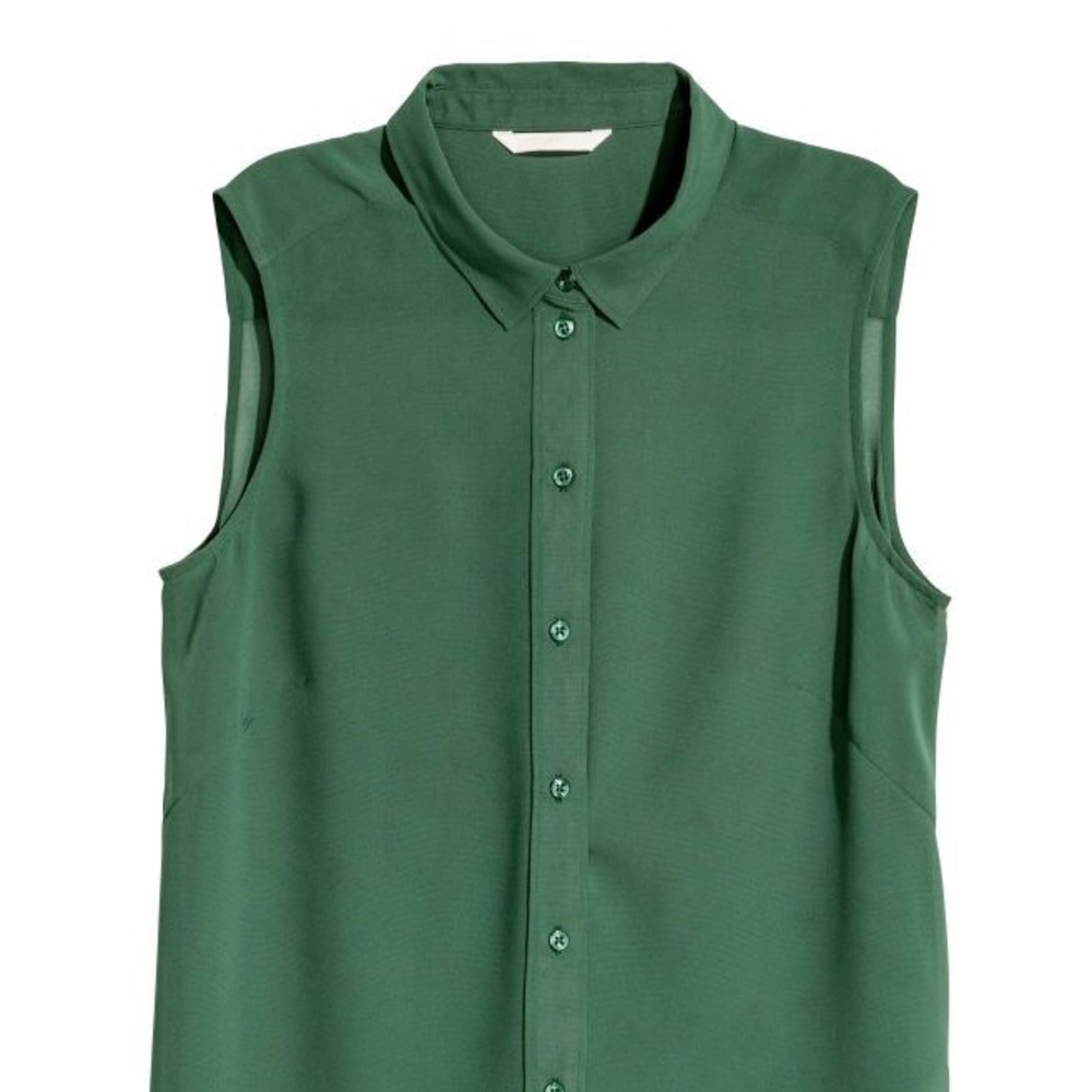 H&M Emerald Blouse